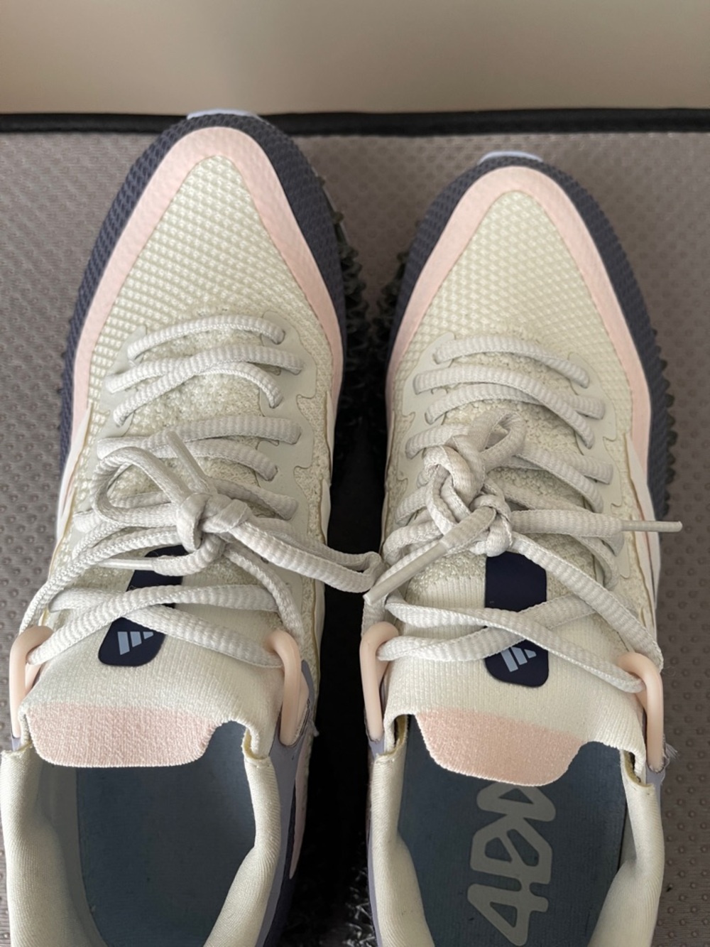adidas Women's Sneakers in Light Gray, Blue & Pale Pink - Picture 8 of 8